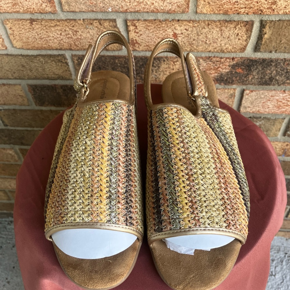Comfortview Raffia Shoe